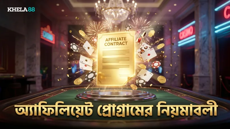 অ্যাফিলিয়েট প্রোগ্রাম – নিয়ম, পেআউট ও জেতার কৌশল 1 অ্যাফিলিয়েট প্রোগ্রামের কার্যপ্রণালী ও নিয়মাবলী স্পষ্টভাবে বর্ণিত।