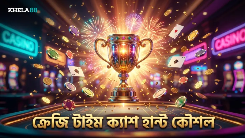 ক্রেজি টাইম লাইভ – নিয়ম, পেআউট ও জেতার কৌশল 3 ক্রেজি টাইমে ক্যাশ হান্ট বোনাসে কৌশলগত খেলা গুরুত্বপূর্ণ।