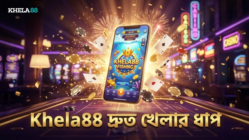 জ্যাকপট ফিশিং – নতুনদের জন্য সম্পূর্ণ গাইড 2 Khela88-এ দ্রুত এবং সুবিধাজনক খেলার ধাপগুলোর বিস্তারিত ব্যাখ্যা