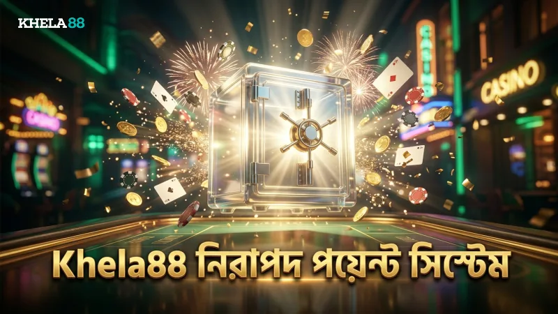 নিরাপদ এবং স্বচ্ছ পয়েন্ট সিস্টেম Khela88 প্লেয়ারদের জন্য।