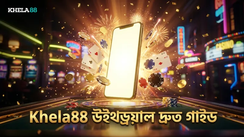 Khela88 উইথড্রয়াল – কীভাবে খেলবেন ও স্মার্ট টিপস 1 Khela88 উইথড্রয়ালে দ্রুত বিকাশ বা নগদ উত্তোলনের গাইড