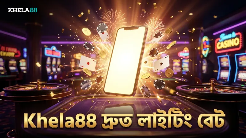 লাইটিং রুলেট – কীভাবে খেলবেন ও স্মার্ট টিপস 1 Khela88 এর দ্রুত লাইটিং রুলেট বেটিং সুবিধা