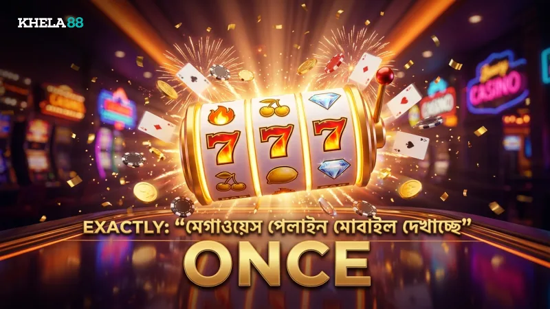মেগা এস স্লট – নতুনদের জন্য সম্পূর্ণ গাইড 2 মেগাওয়েস পেলাইন মোবাইল স্ক্রিনে স্পষ্টভাবে প্রদর্শিত হচ্ছে