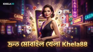 দ্রুত খেলার জন্য মোবাইল থেকে Khela88 প্ল্যাটফর্ম ব্যবহারে সুবিধা।