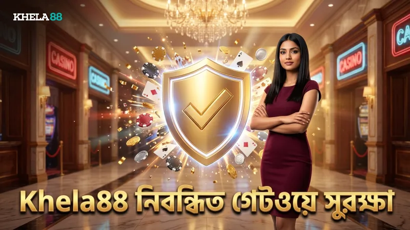 নিবন্ধিত গেটওয়ে দিয়ে Khela88 নিরাপদ পেমেন্ট নিশ্চিত করে।