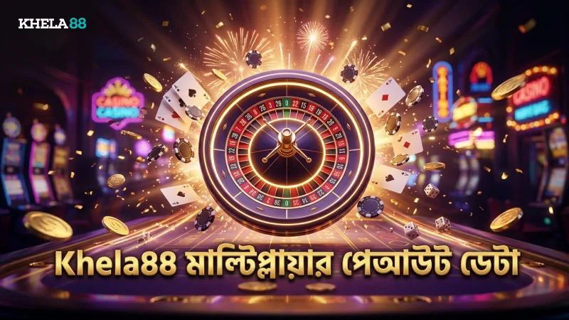 Khela88 প্ল্যাটফর্মে প্লিঙ্কো মাল্টিপ্লায়ারের পেআউট ডেটা উপস্থাপন।