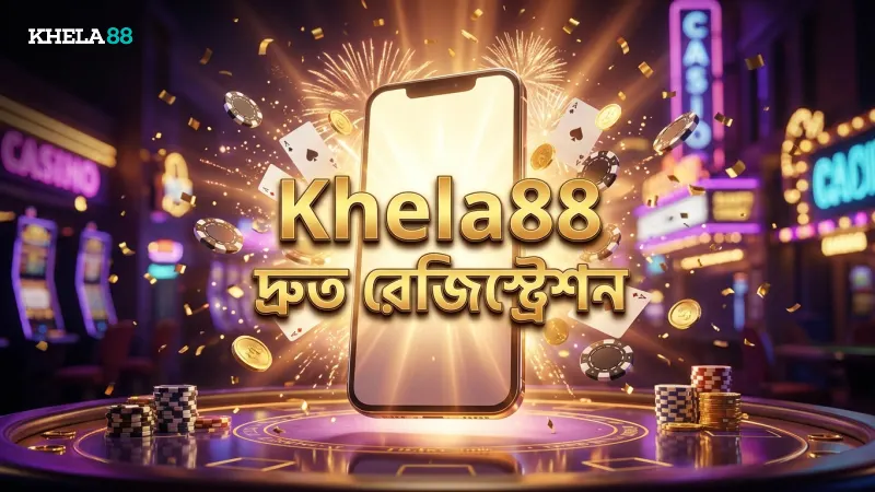 Khela88 প্ল্যাটফর্ম দ্রুত রেজিস্ট্রেশন সুবিধা প্রদান করে।