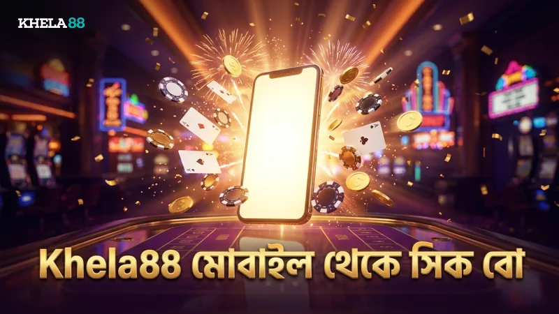 মোবাইল স্ক্রিনে Khela88 থেকে সিক বো গেম শুরু করার দৃশ্য